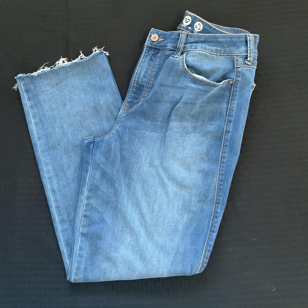 Rewash Jeans Juniors 13 High Rise Skinny Distressed Raw Hem Stretch Denim